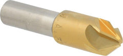 M.A. Ford - 1/2" Head Diam, 3/8" Shank Diam, 6 Flute 82° High Speed Steel Countersink - Exact Tooling
