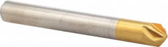 M.A. Ford - 1/4" Head Diam, 1/4" Shank Diam, 6 Flute 100° High Speed Steel Countersink - Exact Tooling