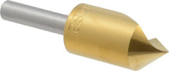 M.A. Ford - 5/8" Head Diam, 1/4" Shank Diam, 1 Flute 82° High Speed Steel Countersink - Exact Tooling