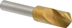 M.A. Ford - 3/8" Head Diam, 1/4" Shank Diam, 1 Flute 100° High Speed Steel Countersink - Exact Tooling