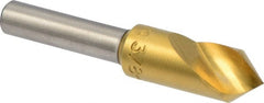 M.A. Ford - 3/8" Head Diam, 1/4" Shank Diam, 1 Flute 82° High Speed Steel Countersink - Exact Tooling
