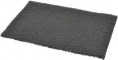 3M - Ultra Fine Grade, Silicon Carbide Hand Pad - Gray, 6" Wide x 9" Long, Nonwoven - Exact Tooling