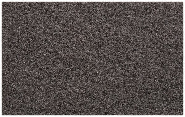 3M - Medium Grade, Silicon Carbide Hand Pad - Gray, 6" Wide x 9" Long, Nonwoven - Exact Tooling