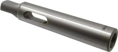 Accupro - MT1 Inside Morse Taper, MT2 Outside Morse Taper, Standard Reducing Sleeve - Soft with Hardened Tang, 5/8" Projection, 3-7/8" OAL - Exact Tooling
