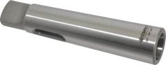 Accupro - MT2 Inside Morse Taper, MT3 Outside Morse Taper, Standard Reducing Sleeve - Soft with Hardened Tang, 3/4" Projection, 4-3/8" OAL - Exact Tooling
