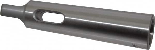 Accupro - MT3 Inside Morse Taper, MT4 Outside Morse Taper, Standard Reducing Sleeve - Soft with Hardened Tang, 3/4" Projection, 5-1/2" OAL - Exact Tooling
