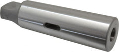 Accupro - MT2 Inside Morse Taper, MT5 Outside Morse Taper, Standard Reducing Sleeve - Soft with Hardened Tang, 1/4" Projection, 6-1/8" OAL - Exact Tooling