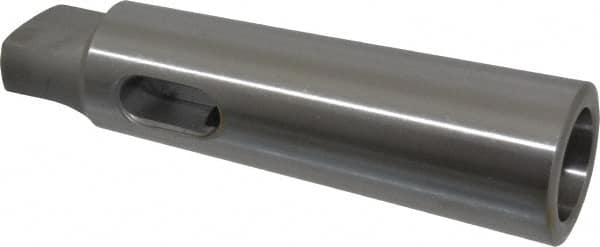 Accupro - MT4 Inside Morse Taper, MT5 Outside Morse Taper, Standard Reducing Sleeve - Soft with Hardened Tang, 3/4" Projection, 6-13/16" OAL - Exact Tooling