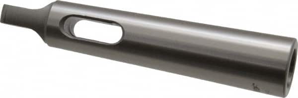 Accupro - MT1 Inside Morse Taper, MT2 Outside Morse Taper, Standard Reducing Sleeve - Hardened & Ground Throughout, 5/8" Projection, 3-5/8" OAL - Exact Tooling