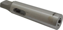 Accupro - MT1 Inside Morse Taper, MT3 Outside Morse Taper, Standard Reducing Sleeve - Hardened & Ground Throughout, 1/4" Projection, 3-7/8" OAL - Exact Tooling
