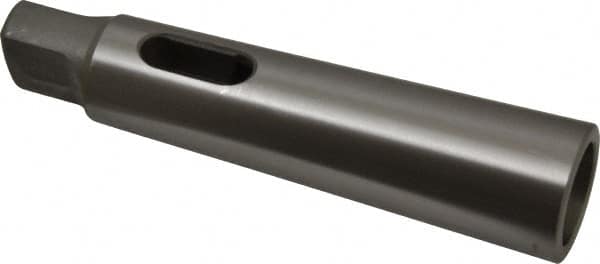 Accupro - MT3 Inside Morse Taper, MT4 Outside Morse Taper, Standard Reducing Sleeve - Hardened & Ground Throughout, 3/4" Projection, 5-1/2" OAL - Exact Tooling