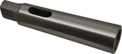 Accupro - MT3 Inside Morse Taper, MT4 Outside Morse Taper, Standard Reducing Sleeve - Hardened & Ground Throughout, 3/4" Projection, 5-1/2" OAL - Exact Tooling