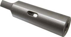 Accupro - MT2 Inside Morse Taper, MT5 Outside Morse Taper, Standard Reducing Sleeve - Hardened & Ground Throughout, 1/4" Projection, 6-1/8" OAL - Exact Tooling