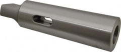 Accupro - MT3 Inside Morse Taper, MT5 Outside Morse Taper, Standard Reducing Sleeve - Hardened & Ground Throughout, 1/4" Projection, 6-13/16" OAL - Exact Tooling