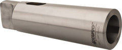 Accupro - MT5 Inside Morse Taper, MT6 Outside Morse Taper, Standard Reducing Sleeve - Hardened & Ground Throughout, 3/8" Projection, 8-9/16" OAL - Exact Tooling