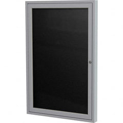 Ghent - Cork Bulletin Boards Style: Enclosed Letterboard Color: Black - Exact Tooling