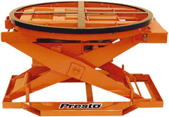 Presto Lifts - 4,000 Lb Capacity Pallet Positioner - 43-5/8" Diam - Exact Tooling