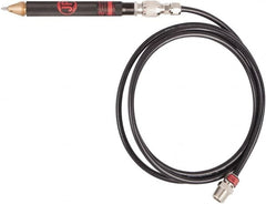 PRO-SOURCE - 3,800 BPM, 90 psi, 0.25" Inlet, 1/4 NPT Inlet, Air Engraving Pen - 59" Long Hose, 1,500 mm Long Hose, 620 kPa Air Pressure, 6.2 bar Air Pressure - Exact Tooling