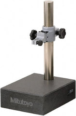 Mitutoyo - Granite (Base), Stand with Surface Plate - 400mm High, 250mm Base Length x 200mm Base Width x 80mm Base Height, Includes Holder - Exact Tooling