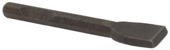 PRO-SOURCE - 1-1/2" OAL, 1/8" Shank Diam, Flat Chisel - Hex Drive, Hex Shank, Alloy Steel - Exact Tooling