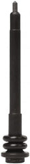 PRO-SOURCE - 1.68" OAL, 1/16" Shank Diam, Pen Chisel - Round Drive, Round Shank, Carbide-Tipped - Exact Tooling