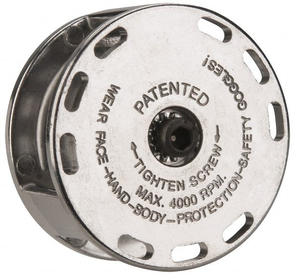 PRO-SOURCE - 2-5/8" Diam Angle & Disc Grinder Adapter - For Use with 23mm Wire Brushes, Rubber Erasers & Utility Surface Blasters - Exact Tooling