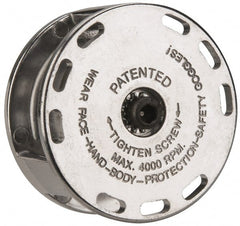 PRO-SOURCE - 2-5/8" Diam Angle & Disc Grinder Adapter - For Use with 23mm Wire Brushes, Rubber Erasers & Utility Surface Blasters - Exact Tooling