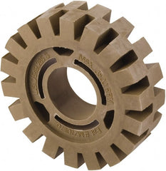 PRO-SOURCE - 4" Diam Angle & Disc Grinder Eraser Wheel - For Use with Utility Surface Blasters - Exact Tooling
