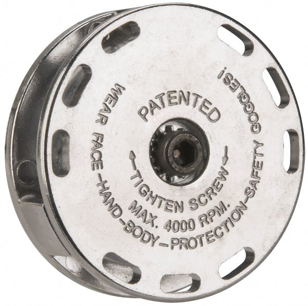 PRO-SOURCE - 2-5/8" Diam Angle & Disc Grinder Adapter - For Use with 11mm Wire Brushes & Utility Surface Blasters - Exact Tooling