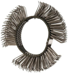 PRO-SOURCE - 4" Diam Angle & Disc Grinder Brush - For Use with Utility Surface Blasters - Exact Tooling