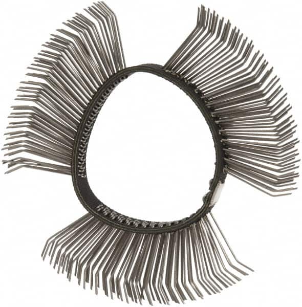 PRO-SOURCE - 4" Diam Angle & Disc Grinder Brush - For Use with Utility Surface Blasters - Exact Tooling