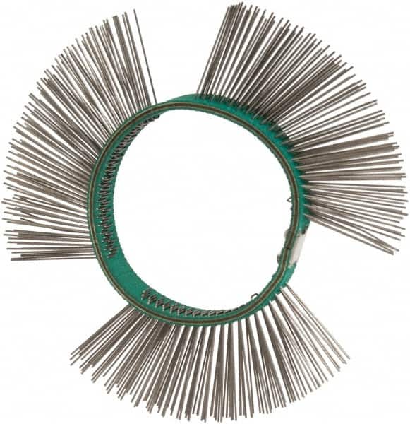 PRO-SOURCE - 4" Diam Angle & Disc Grinder Brush - For Use with Utility Surface Blasters - Exact Tooling