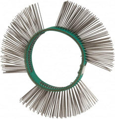 PRO-SOURCE - 4" Diam Angle & Disc Grinder Brush - For Use with Utility Surface Blasters - Exact Tooling