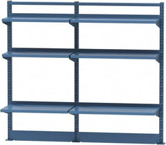 Lista - Steel Workbench & Workstation Riser Combination - 48" High, Use with 60" Long Workbenches - Exact Tooling