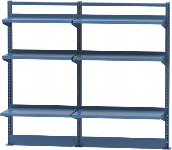 Lista - Steel Workbench & Workstation Riser Combination - 48" High, Use with 72" Long Workbenches - Exact Tooling