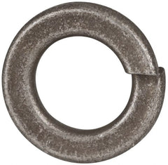 Value Collection - 1/2", 0.502" ID, 1/8" Thick Split Lock Washer - Grade 2 Spring Steel, Zinc Yellow Dichromate Finish, 0.502" Min ID, 0.512" Max ID, 0.869" Max OD - Exact Tooling