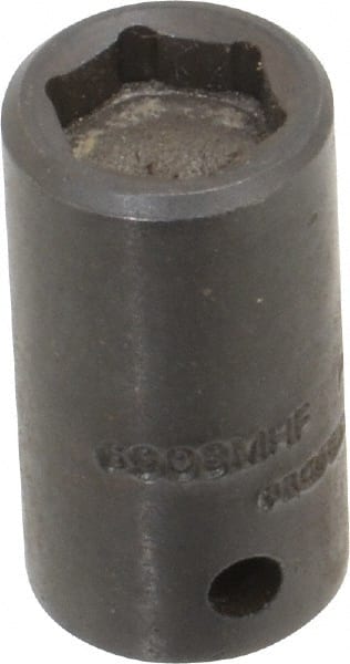 Proto - 1/4" Drive 8mm Standard Magnetic Impact Socket - 6 Points, 15/16" OAL - Exact Tooling