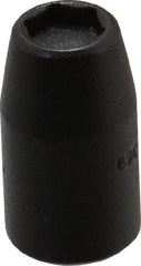 Proto - 1/4" Drive 3/16" Standard Magnetic Impact Socket - 6 Points, 7/8" OAL - Exact Tooling