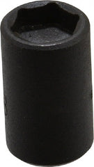 Proto - 1/4" Drive 3/8" Standard Magnetic Impact Socket - 6 Points, 15/16" OAL - Exact Tooling