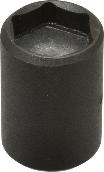 Proto - 1/4" Drive 1/2" Standard Magnetic Impact Socket - 6 Points, 1" OAL - Exact Tooling