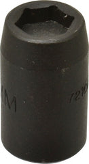 Proto - 3/8" Drive 10mm Standard Magnetic Impact Socket - 6 Points, 1-5/32" OAL - Exact Tooling