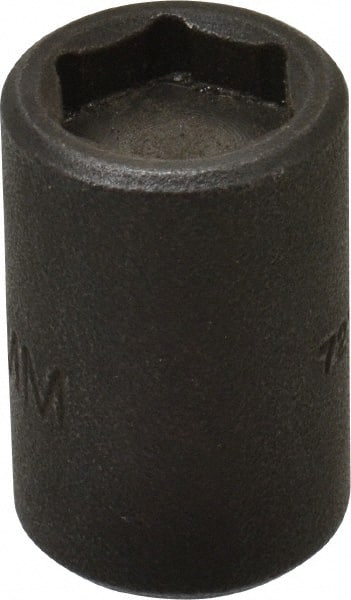Proto - 3/8" Drive 12mm Standard Magnetic Impact Socket - 6 Points, 1-5/32" OAL - Exact Tooling