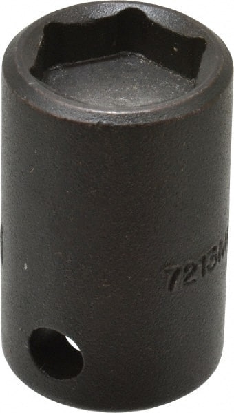 Proto - 3/8" Drive 13mm Standard Magnetic Impact Socket - 6 Points, 1-3/16" OAL - Exact Tooling