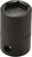 Proto - 3/8" Drive 13mm Standard Magnetic Impact Socket - 6 Points, 1-3/16" OAL - Exact Tooling
