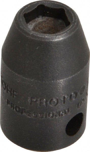 Proto - 3/8" Drive 5/16" Standard Magnetic Impact Socket - 6 Points, 1-3/32" OAL - Exact Tooling