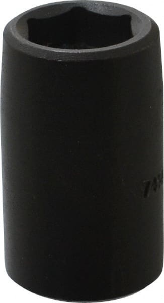 Proto - 1/2" Drive 9/16" Standard Magnetic Impact Socket - 6 Points, 1-1/2" OAL - Exact Tooling