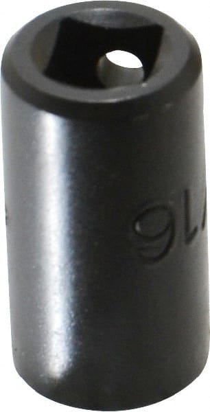 Proto - 1/4" Drive, 5/16" Socket, Power Socket - 6 Points, 15/16" OAL - Exact Tooling