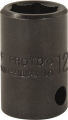 Proto - 3/8" Drive, Power Socket - 6 Points, 1-5/32" OAL - Exact Tooling