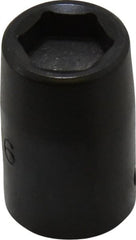 Proto - 1/2" Drive, 9/16" Socket, Power Socket - 6 Points, 1-1/2" OAL - Exact Tooling