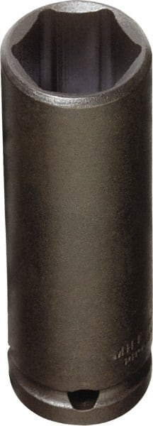 Proto - 3/8" Drive 18mm Deep Thin Wall Impact Socket - 6 Points, 2" OAL - Exact Tooling
